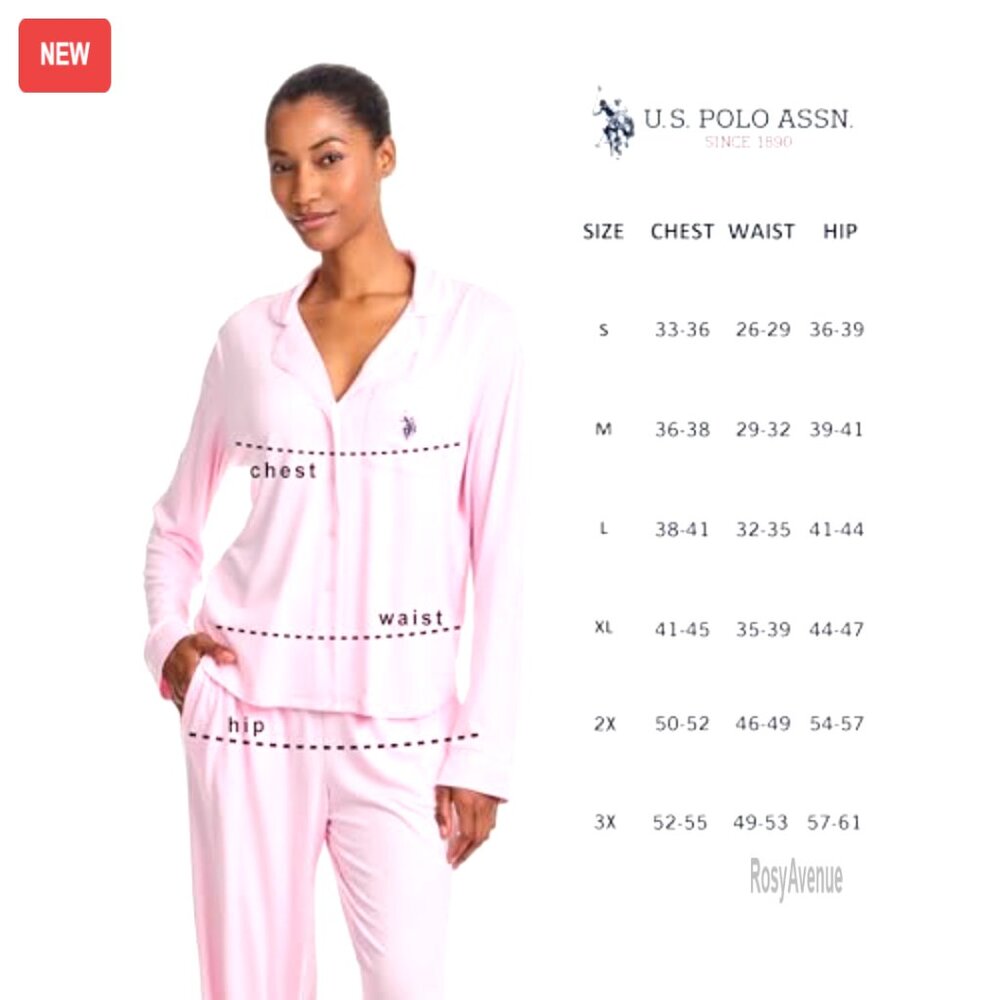 Women's Long Sleeve Button-Up Pajama Set with Pants, Soft Lounge Wear - Picture 7 of 8